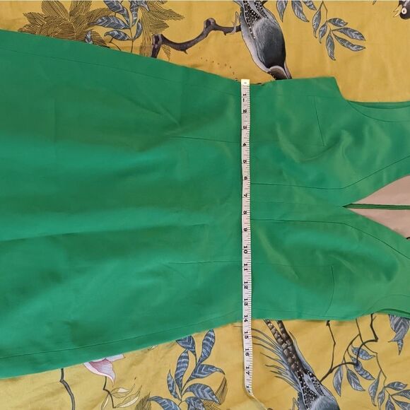 tibi Kelly green silk mini sheath dress size 2 - Picture 4 of 5